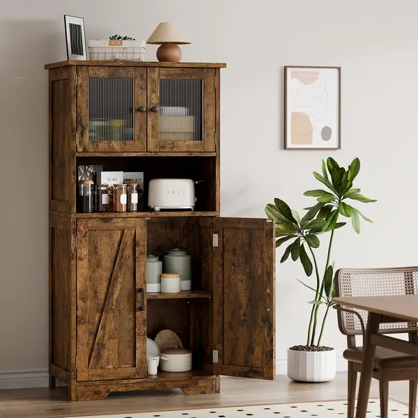 50" Hoher Badezimmerschrank, Freistehender…