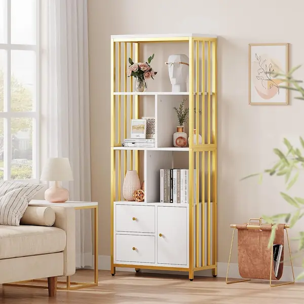 Bücherregal Bücherschrank Mit 3 Offenen Regalebenen, 2…