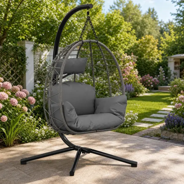 Hängesessel Outdoor 196 cm Hängesessel mit Gestell