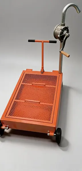 Heavy Duty Mobile Oil Catcher with Hand Crank, Drain Pan…