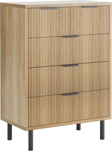 Kommode Mit 5 Schubladen, Sideboard Komodenschrank Mit…