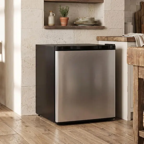 Mini-Kühlschrank 45L, Edelstahltür