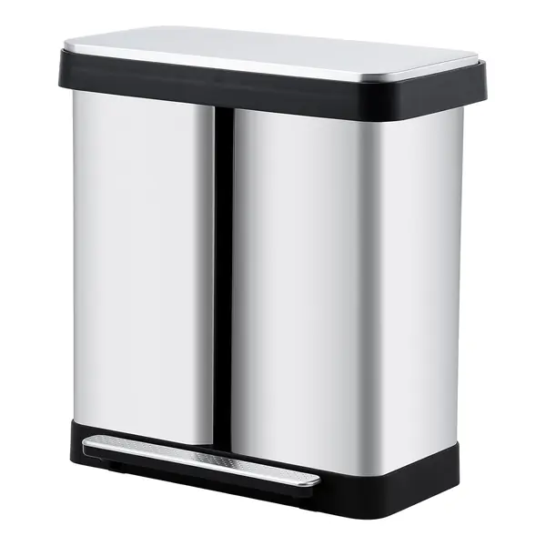 Mülleimer 72L (2x36L) Küche, Mülltrennsystem 2 Fächer