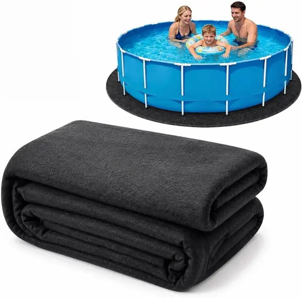 Poolunterlage aus Geotextil, Rund 853 cm