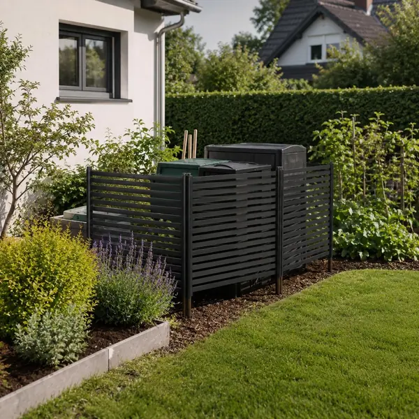 Sichtschutz Garten Metall 120x270 cm - 3-Teilig…