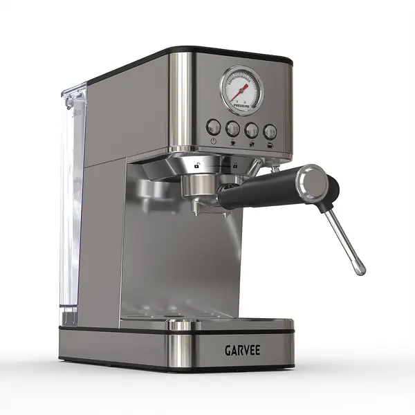 Siebträger Espressomaschine 20 Bar mit Milchaufschäumer