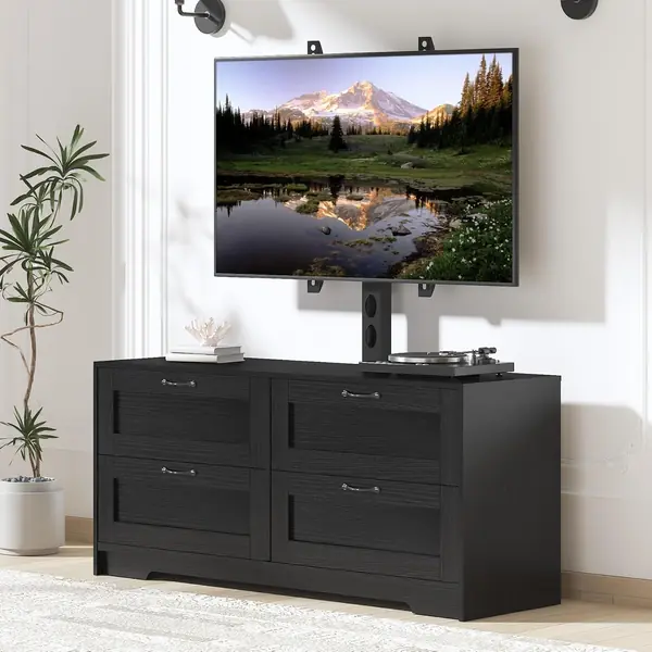 TV-Schrank, Lowboard Für Fernseher Bis Zu 80 Zoll…